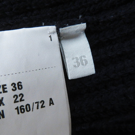 MIUMIU knit Main: 100% virgin wool Navy Women 36 Used Authentic