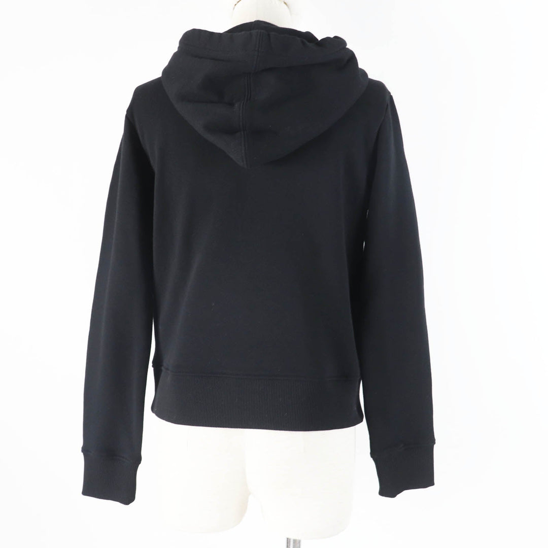 VALENTINO Hoodie XB3MF16C71R Outer: 100% cotton, Outer: 98% cotton, Outer: 2% polyurethane, Lining: 100% cotton black Women XS Used Authentic