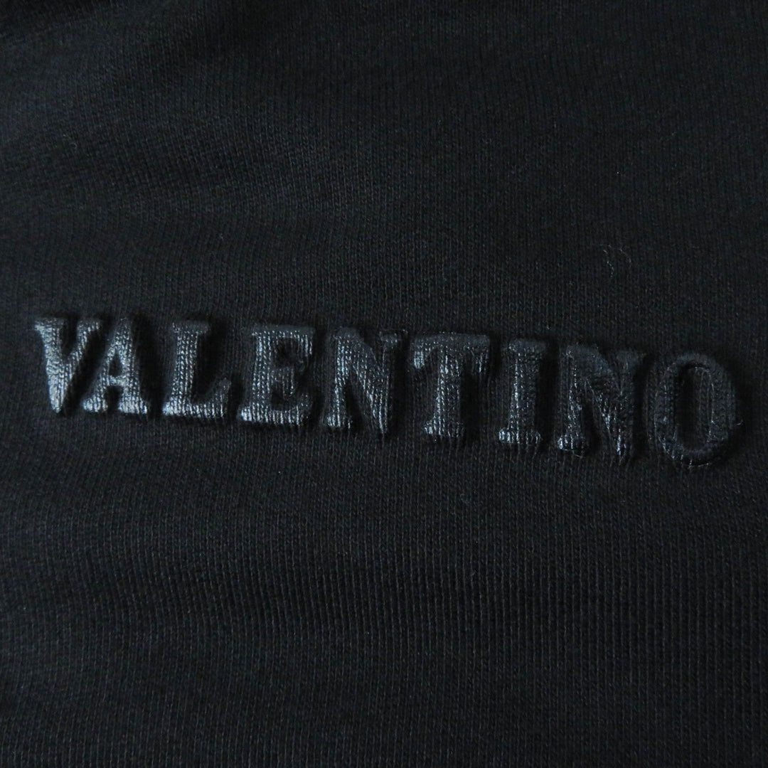 VALENTINO Hoodie XB3MF16C71R Outer: 100% cotton, Outer: 98% cotton, Outer: 2% polyurethane, Lining: 100% cotton black Women XS Used Authentic