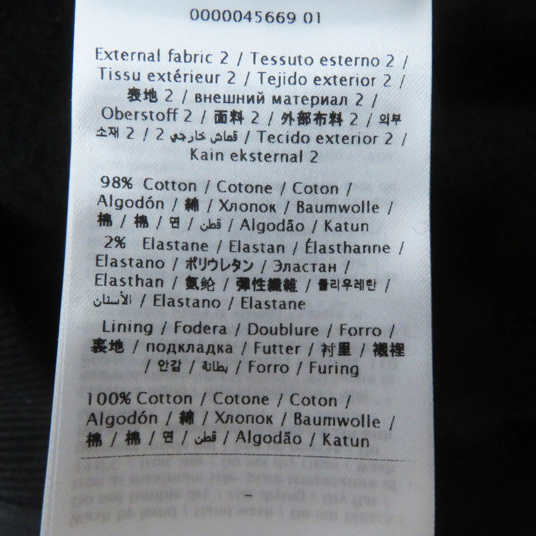 VALENTINO Hoodie XB3MF16C71R Outer: 100% cotton, Outer: 98% cotton, Outer: 2% polyurethane, Lining: 100% cotton black Women XS Used Authentic