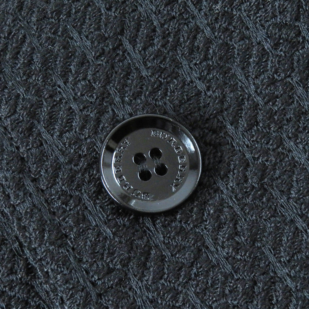 BURBERRY LONDON coat Outer material: 61% wool, Outer material: 26% polyester, Outer material: 9% acrylic, Outer material: 4% nylon, Part: 100% polyester black Women 38 Used Authentic