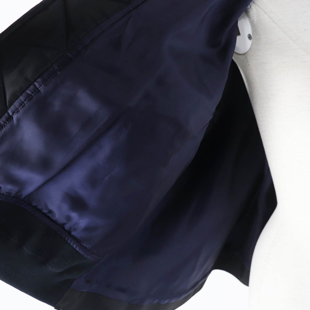 Sacai Best SCW-072 Outer: 100% nylon, Filling: 100% polyester, Lining: 100% cupra, Part: 50% cotton, Part: 50% polyester black Twill vest Women 1 Used Authentic