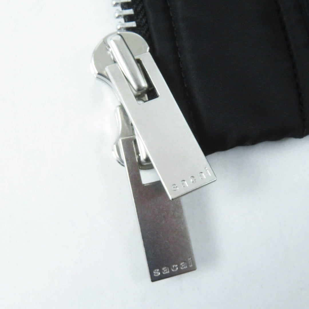 Sacai Best SCW-072 Outer: 100% nylon, Filling: 100% polyester, Lining: 100% cupra, Part: 50% cotton, Part: 50% polyester black Twill vest Women 1 Used Authentic