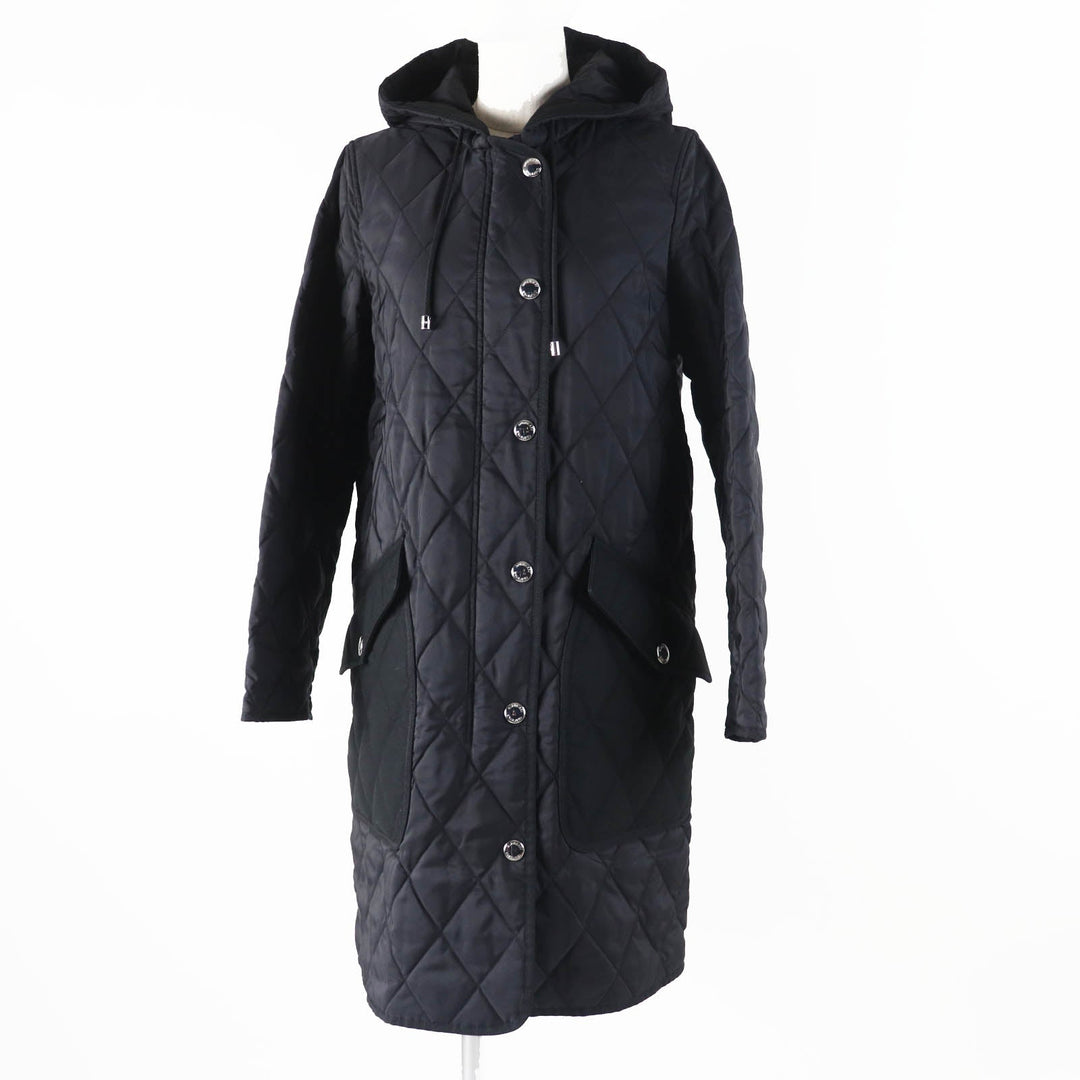 BURBERRY coat 8035506 Outer: 100% nylon, Part: 70% cotton, Part: 30% polyester, Part: 100% cotton, Filling: 100% polyester black Women XS Used Authentic