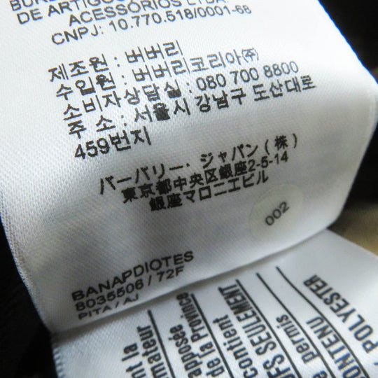 BURBERRY coat 8035506 Outer: 100% nylon, Part: 70% cotton, Part: 30% polyester, Part: 100% cotton, Filling: 100% polyester black Women XS Used Authentic