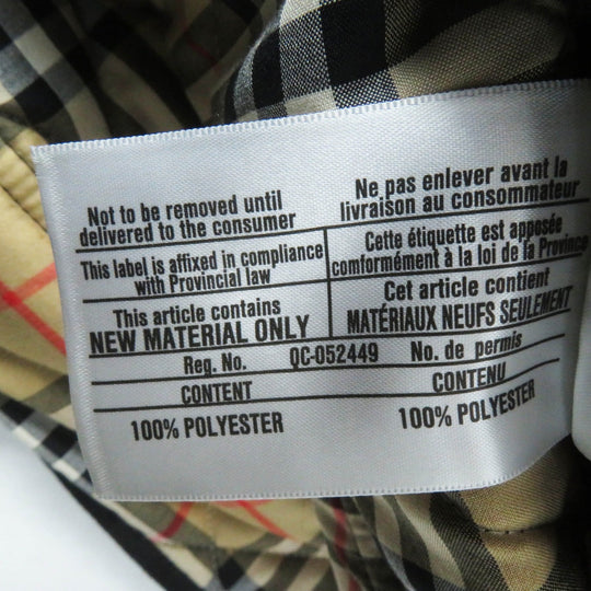 BURBERRY coat 8035506 Outer: 100% nylon, Part: 70% cotton, Part: 30% polyester, Part: 100% cotton, Filling: 100% polyester black Women XS Used Authentic