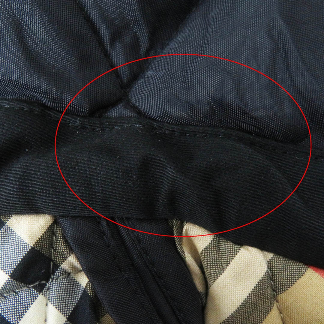 BURBERRY coat 8035506 Outer: 100% nylon, Part: 70% cotton, Part: 30% polyester, Part: 100% cotton, Filling: 100% polyester black Women XS Used Authentic