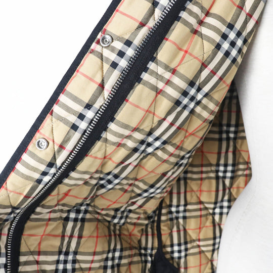 BURBERRY coat 8035506 Outer: 100% nylon, Part: 70% cotton, Part: 30% polyester, Part: 100% cotton, Filling: 100% polyester black Women XS Used Authentic