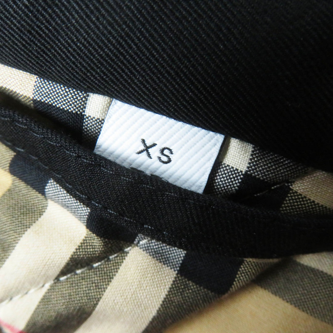 BURBERRY coat 8035506 Outer: 100% nylon, Part: 70% cotton, Part: 30% polyester, Part: 100% cotton, Filling: 100% polyester black Women XS Used Authentic