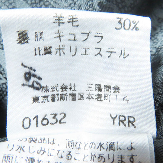 BURBERRY coat FTA69-911-06 Outer: 70% cashmere, Outer: 30% wool, Lining: cupra, Lining: polyester Charcoal gray Women Used Authentic