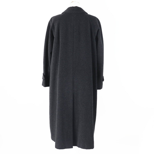 BURBERRY coat FTA69-911-06 Outer: 70% cashmere, Outer: 30% wool, Lining: cupra, Lining: polyester Charcoal gray Women Used Authentic
