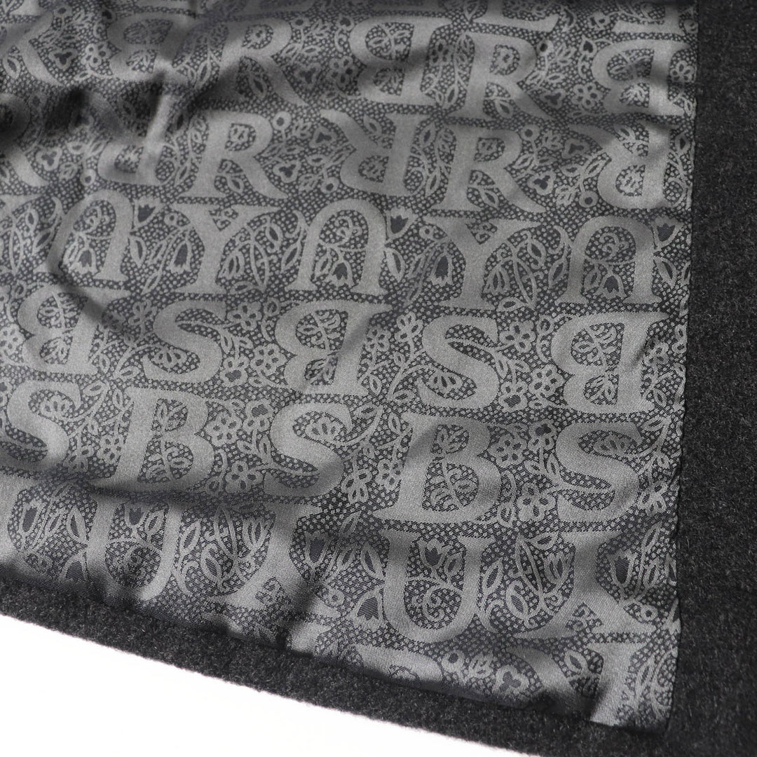 BURBERRY coat FTA69-911-06 Outer: 70% cashmere, Outer: 30% wool, Lining: cupra, Lining: polyester Charcoal gray Women Used Authentic