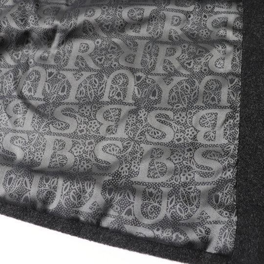 BURBERRY coat FTA69-911-06 Outer: 70% cashmere, Outer: 30% wool, Lining: cupra, Lining: polyester Charcoal gray Women Used Authentic