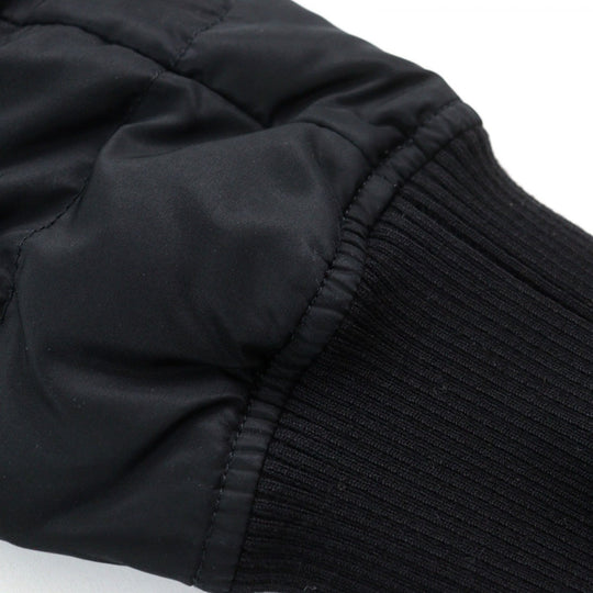 DOLCE&GABBANA Down jacket G9L23T Outer: 90% polyester, Outer: 5% wool, Outer: 5% acetate, Lining: 100% polyester, Filling: 95% feathers black mens 46 Used Authentic