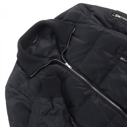 DOLCE&GABBANA Down jacket G9L23T Outer: 90% polyester, Outer: 5% wool, Outer: 5% acetate, Lining: 100% polyester, Filling: 95% feathers black mens 46 Used Authentic