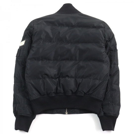 DOLCE&GABBANA Down jacket G9L23T Outer: 90% polyester, Outer: 5% wool, Outer: 5% acetate, Lining: 100% polyester, Filling: 95% feathers black mens 46 Used Authentic