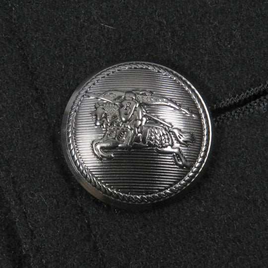 BURBERRY BLACK LABEL pea coat Outer: 80% wool, Outer: 20% nylon, Lining: cupra, Lining: polyester, Part: 100% cotton black mens L Used Authentic