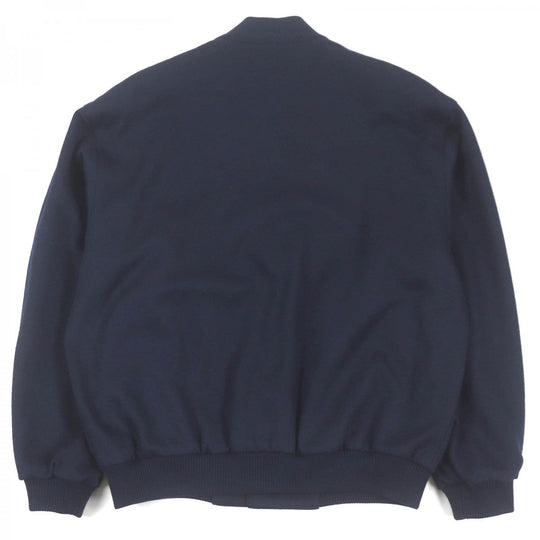 BURBERRY Blouson Outer: 100% wool, Lining: 100% polyester, Lining: 100% cupra Navy mens L Used Authentic