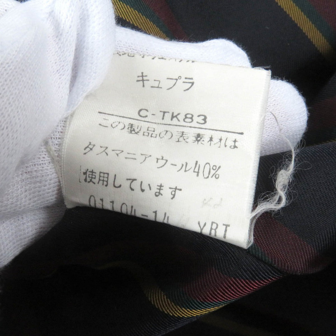 BURBERRY Blouson Outer: 100% wool, Lining: 100% polyester, Lining: 100% cupra Navy mens L Used Authentic