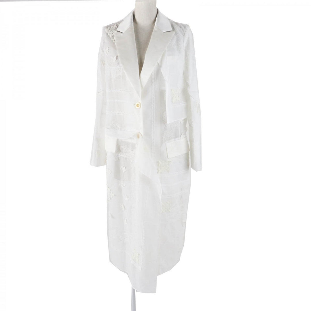 Sacai coat 22-05999 cotton white 2