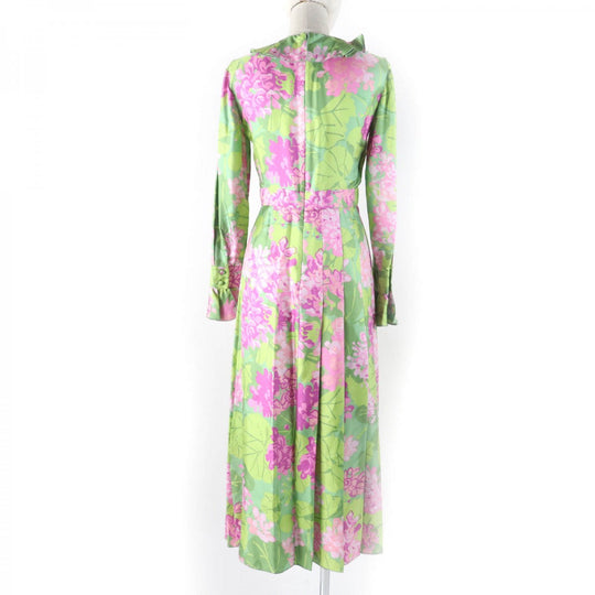 GUCCI one piece 648925 Main: 100% silk multicolor Women 36 Used Authentic