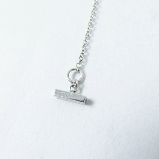 TIFFANY&Co. Necklace Main�FAG925 Silver T Smile Women Used Authentic