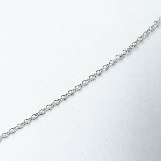 TIFFANY&Co. Necklace Main�FAG925 Silver T Smile Women Used Authentic