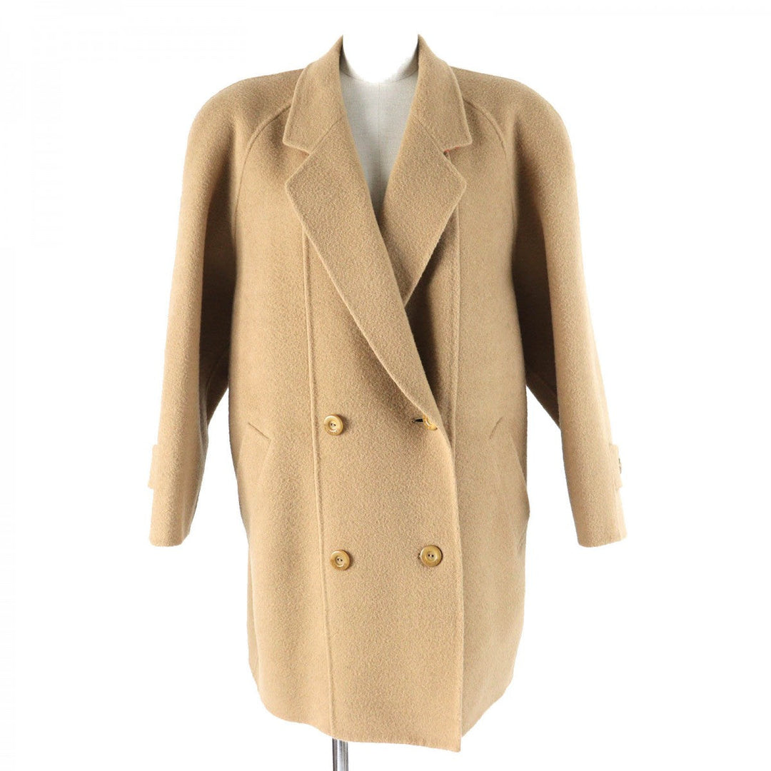BURBERRY coat Outer: 100% wool, lining: cupra beige Women Used Authentic