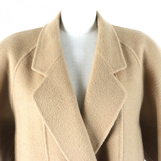 BURBERRY coat Outer: 100% wool, lining: cupra beige Women Used Authentic