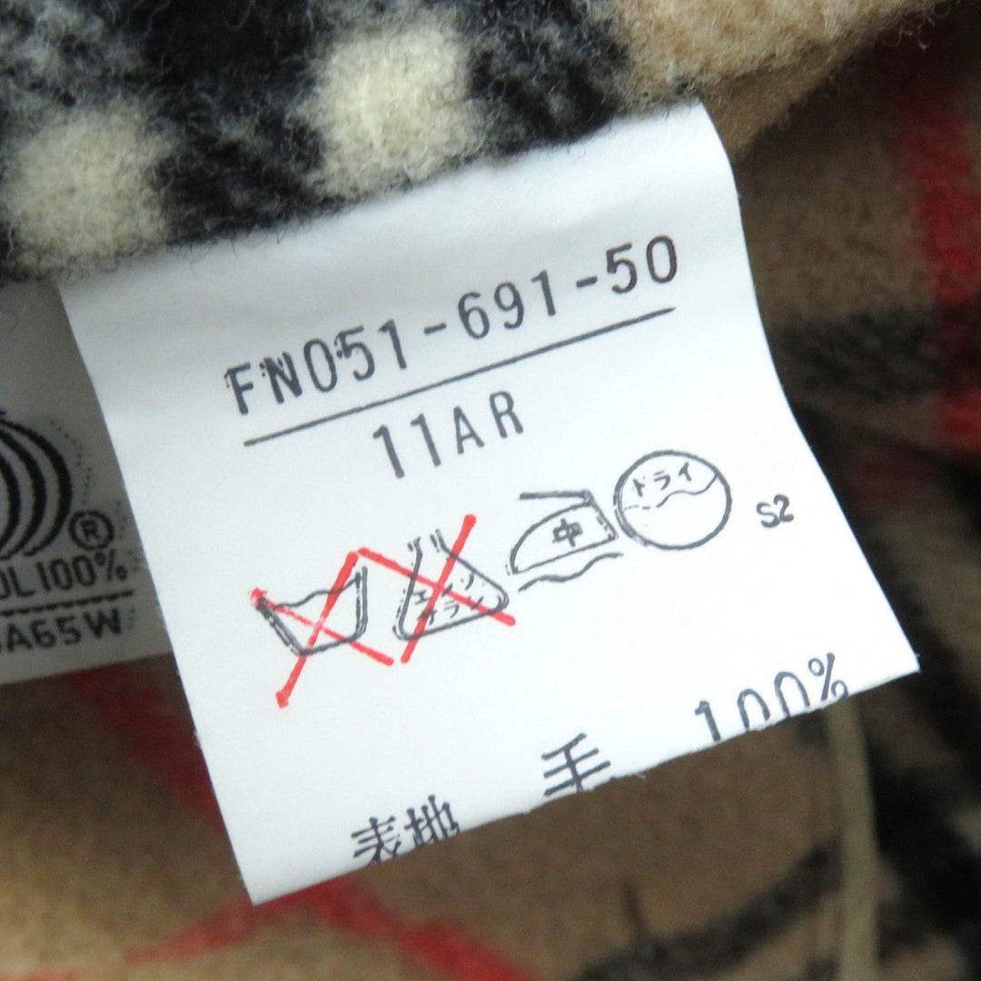 BURBERRY coat Outer: 100% wool, lining: cupra beige Women Used Authentic