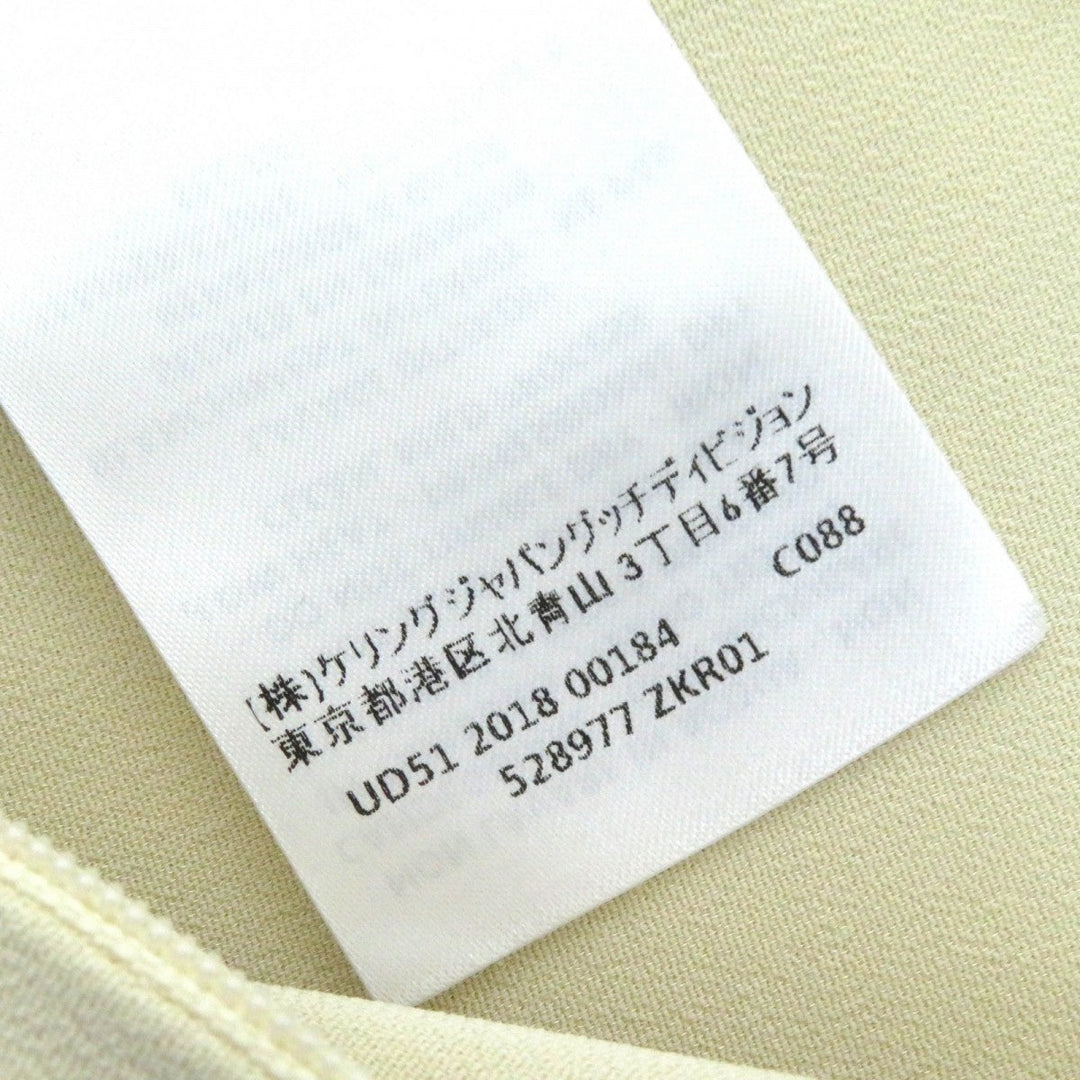 GUCCI one piece 528977 Outer: 97% rayon, Outer: 3% polyurethane, Part: 65% rayon, Part: 35% cotton Ivory Green Red Women 36 Used Authentic
