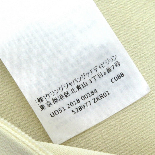 GUCCI one piece 528977 Outer: 97% rayon, Outer: 3% polyurethane, Part: 65% rayon, Part: 35% cotton Ivory Green Red Women 36 Used Authentic