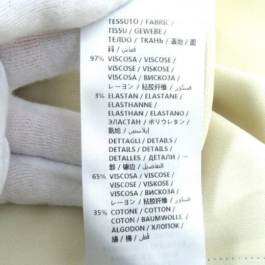 GUCCI one piece 528977 Outer: 97% rayon, Outer: 3% polyurethane, Part: 65% rayon, Part: 35% cotton Ivory Green Red Women 36 Used Authentic