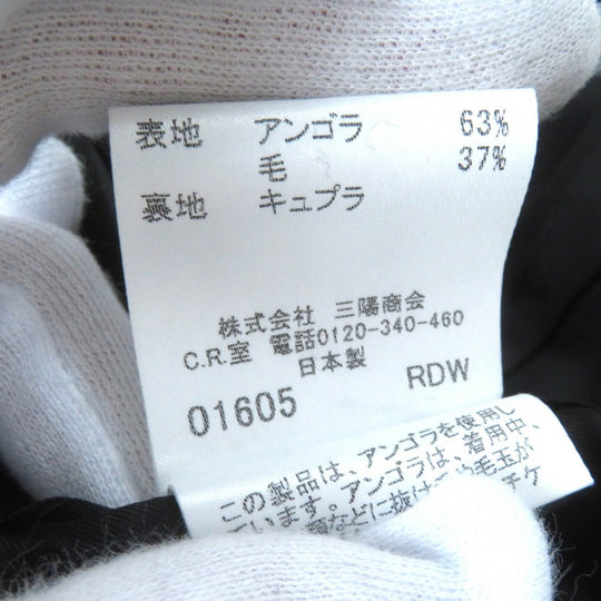 BURBERRY LONDON coat Outer: 63% Angora, Outer: 37% Wool, Lining: Cupra black Women 40 Used Authentic