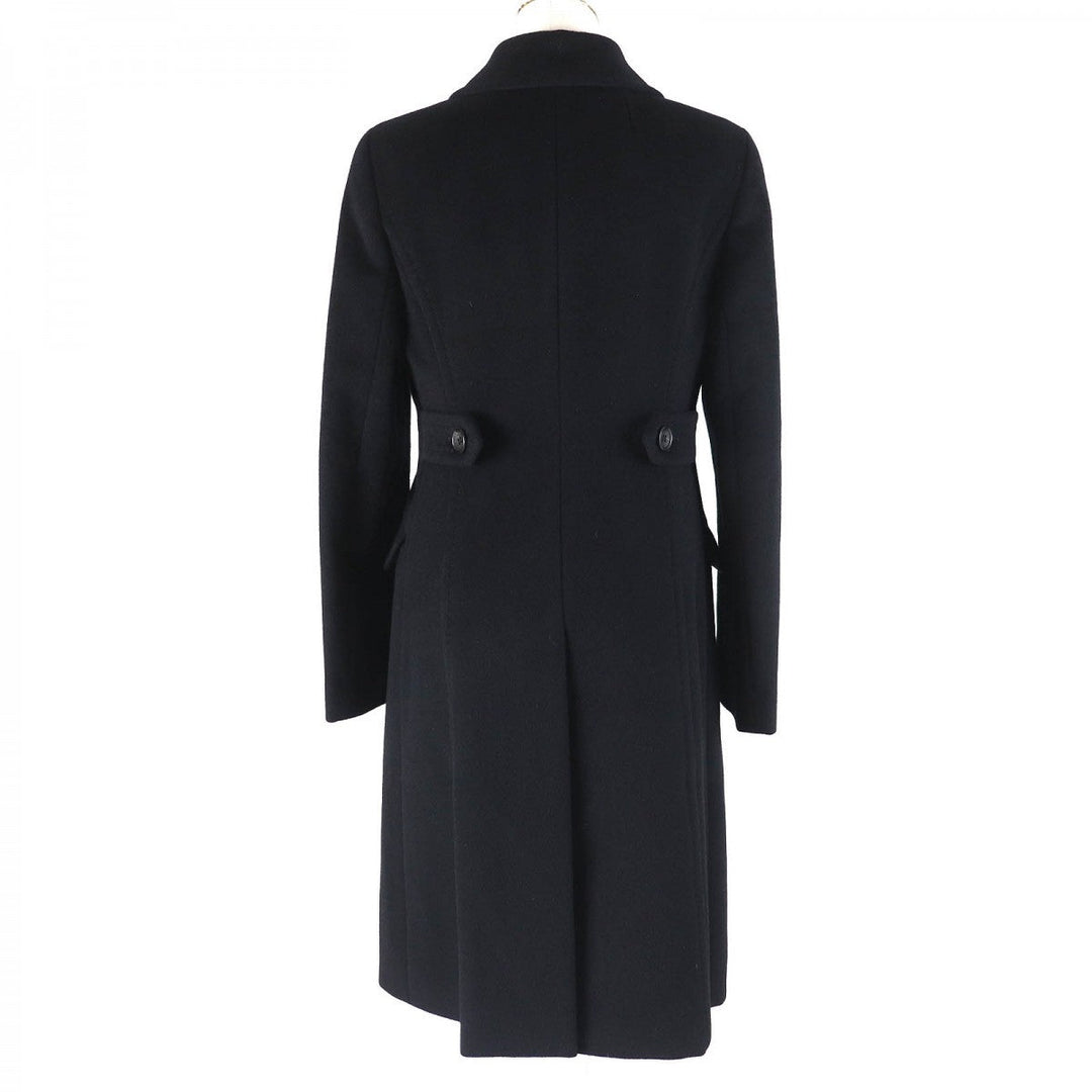 BURBERRY LONDON coat Outer: 63% Angora, Outer: 37% Wool, Lining: Cupra black Women 40 Used Authentic