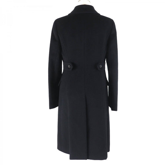 BURBERRY LONDON coat Outer: 63% Angora, Outer: 37% Wool, Lining: Cupra black Women 40 Used Authentic