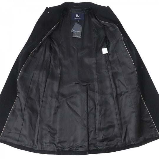 BURBERRY LONDON coat Outer: 63% Angora, Outer: 37% Wool, Lining: Cupra black Women 40 Used Authentic