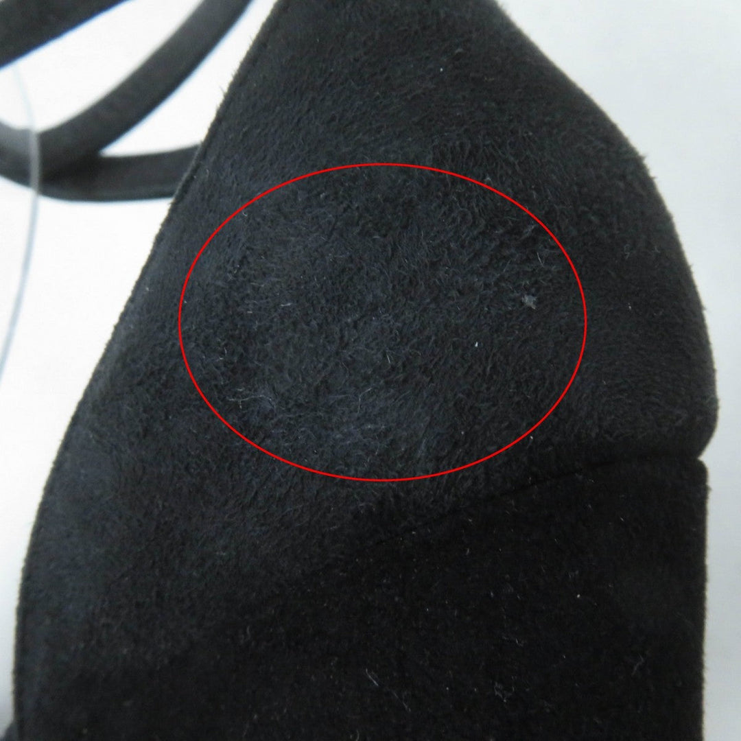 HERMES pumps Main: Suede leather black Kelly Metal/Wedge Sole Baby 90 Women No size listed Used Authentic