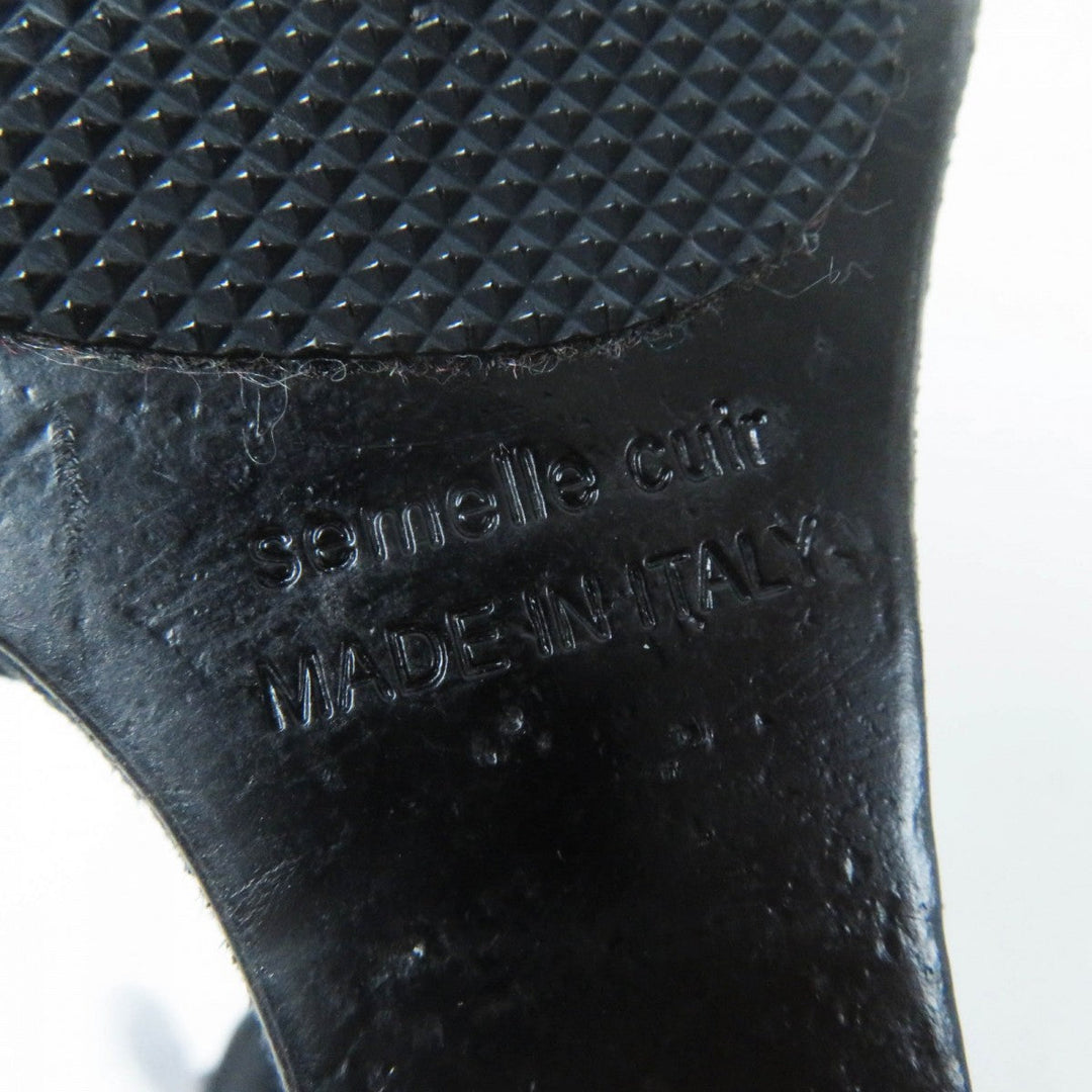 HERMES pumps Main: Suede leather black Kelly Metal/Wedge Sole Baby 90 Women No size listed Used Authentic