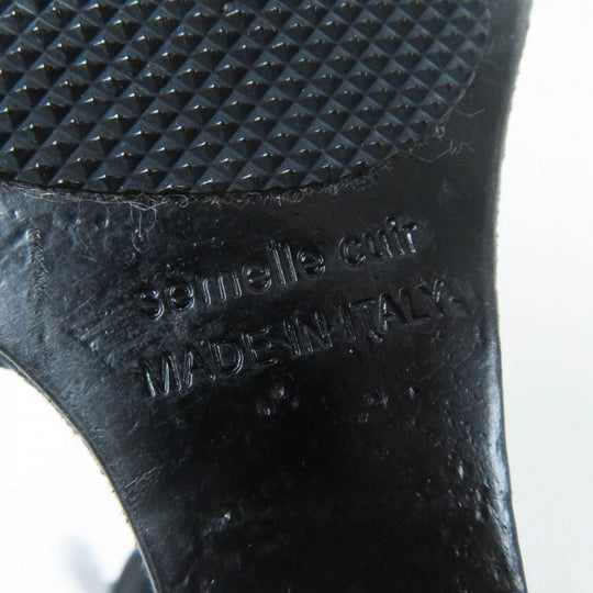 HERMES pumps Main: Suede leather black Kelly Metal/Wedge Sole Baby 90 Women No size listed Used Authentic