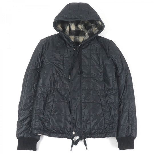 DOLCE&GABBANA Jacket Outer: 93% polyamide (nylon), Outer: 3% acrylic, Outer: 3% wool, Outer: 1% elastane (polyurethane), Lining: 71% wool black mens 48 Used Authentic