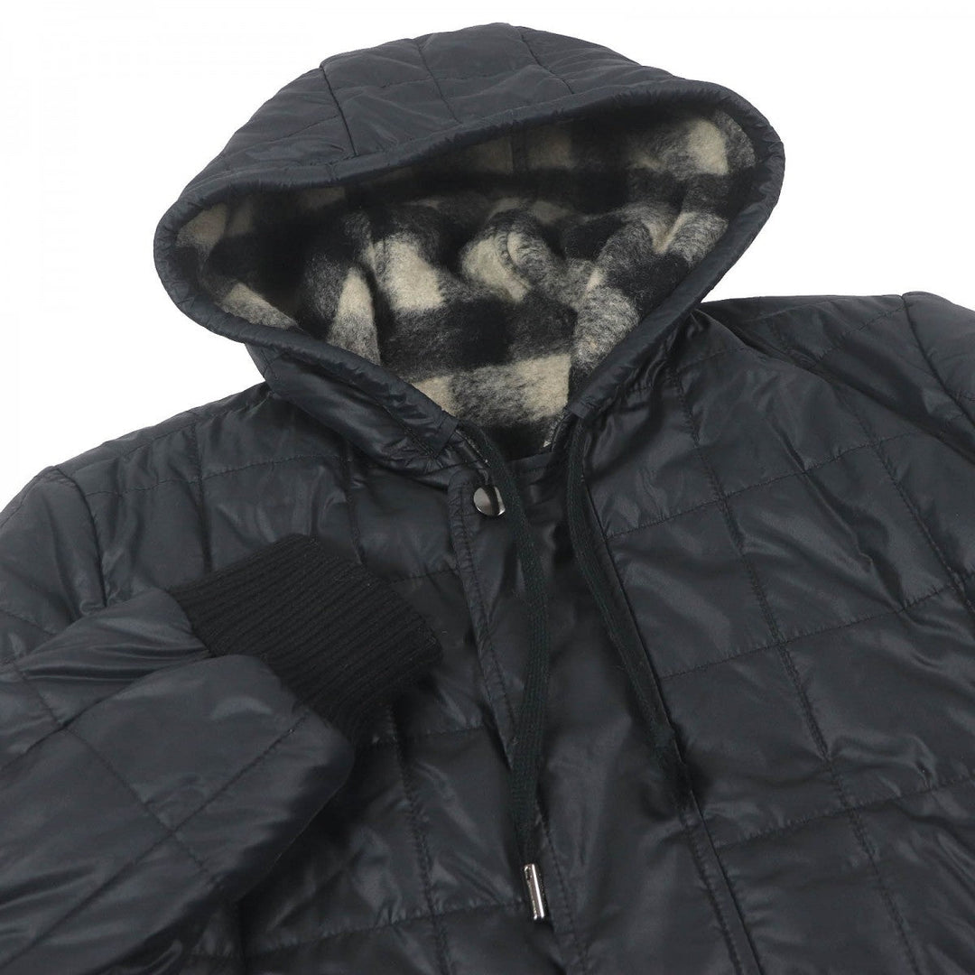 DOLCE&GABBANA Jacket Outer: 93% polyamide (nylon), Outer: 3% acrylic, Outer: 3% wool, Outer: 1% elastane (polyurethane), Lining: 71% wool black mens 48 Used Authentic