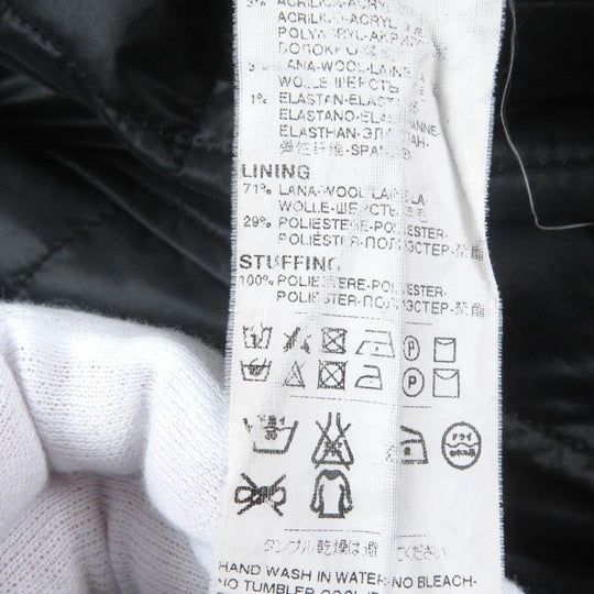 DOLCE&GABBANA Jacket Outer: 93% polyamide (nylon), Outer: 3% acrylic, Outer: 3% wool, Outer: 1% elastane (polyurethane), Lining: 71% wool black mens 48 Used Authentic