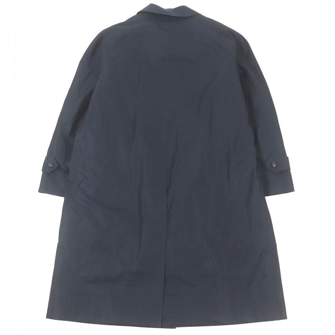 BURBERRY LONDON coat Outer: 100% cotton, Lining: cotton, Lining: polyester, Lining: 90% wool, Lining: 10% cashmere Dark navy mens Used Authentic