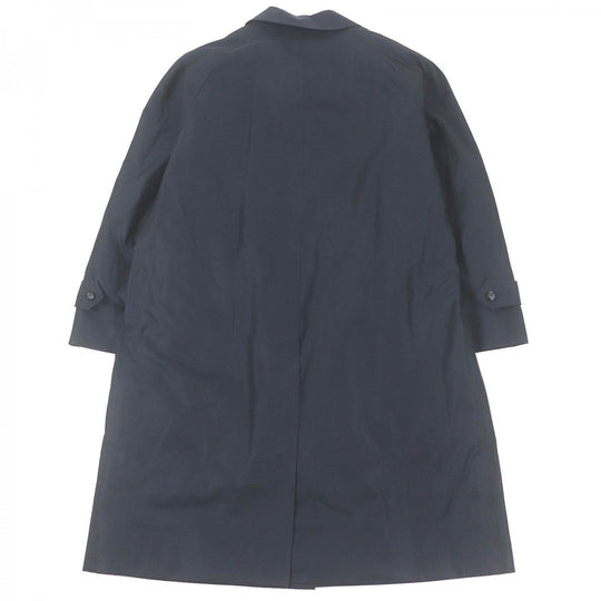 BURBERRY LONDON coat Outer: 100% cotton, Lining: cotton, Lining: polyester, Lining: 90% wool, Lining: 10% cashmere Dark navy mens Used Authentic