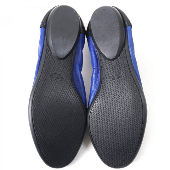 HERMES pumps leather blue-black 36