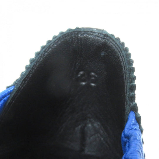 HERMES pumps leather blue-black 36