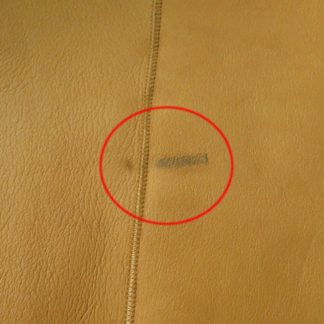 COACH Mouton jacket 23135 Main: Wool, Leather part: Sheepskin, Leather part: Cowhide Ivory light brown Women Used Authentic