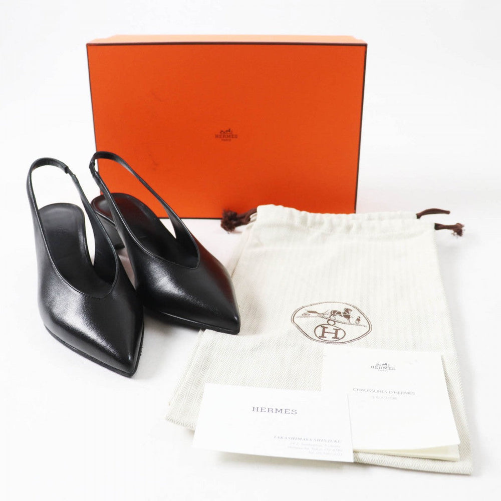 HERMES pumps 241136Z leather black Antim 35