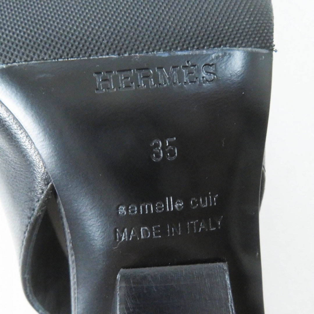 HERMES pumps 241136Z leather black Antim 35